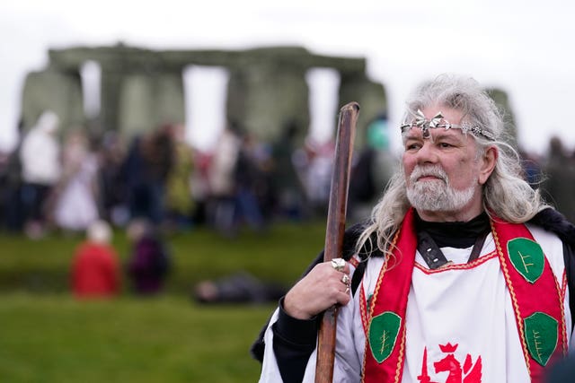 Arthur Pendragon at Stonehenge