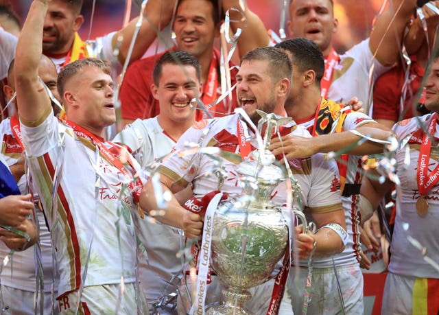 Catalans Dragons v Warrington Wolves – Ladbrokes Challenge Cup – Final – Wembley Stadium