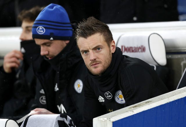 Jamie Vardy has not been a regular starter for Leicester (