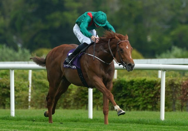 Sharlouk ridden by Ben Coen wins The John R Fitzpatrick Agricultural Contractor Maiden at Leopardstown