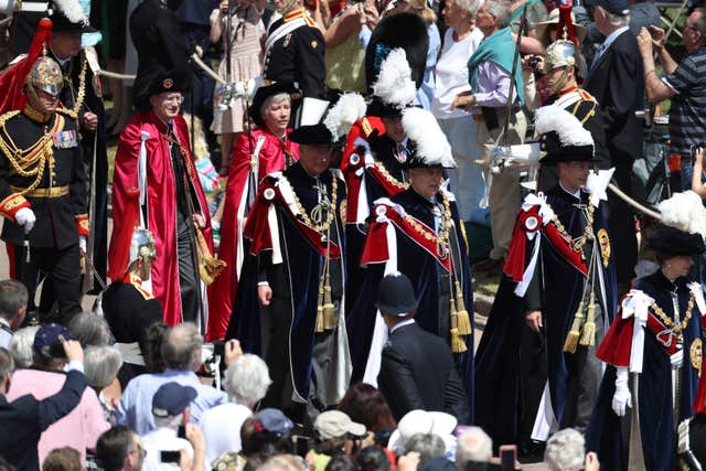 The Order of the Garter procession