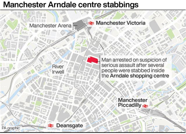 Manchester Arndale centre stabbings
