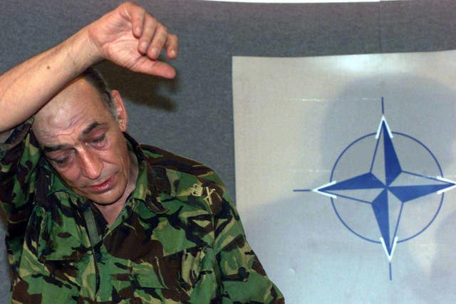 General Mike Jackson when he was commander of Nato troops in Kosovo (Paul Grover/PA)