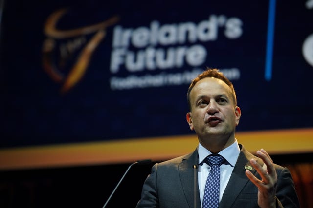 Leo Varadkar at an Ireland's Future event in 2022