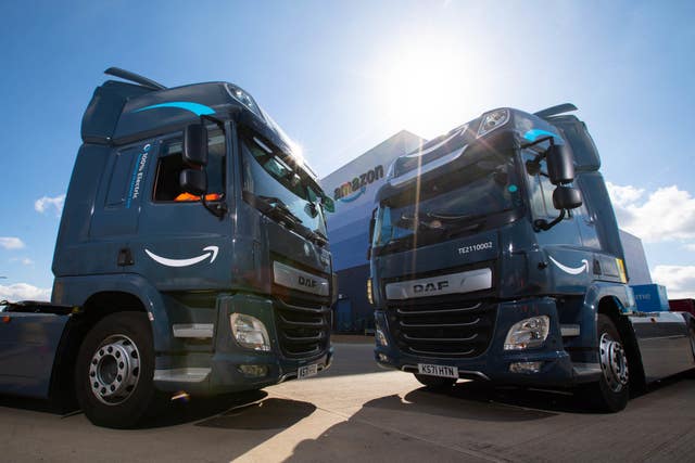 Amazon’s electric HGVs