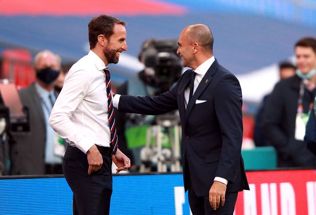 Gareth Southgate and Roberto Martinez face one another again on Sunday