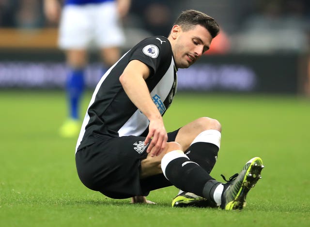 Fabian Schar was one of a string of Newcastle players injured over the festive period