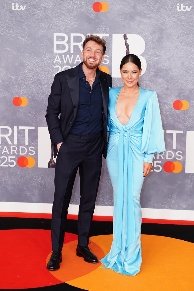 Sam and Louise Thompson at the Brit Awards 2025