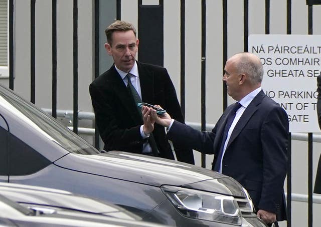 RTE star Ryan Tubridy with his agent Noel Kelly 