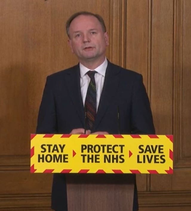 Sir Simon Stevens is to step down as NHS England CEO in July (PA Video/PA)