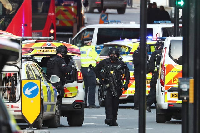 Incident on London Bridge