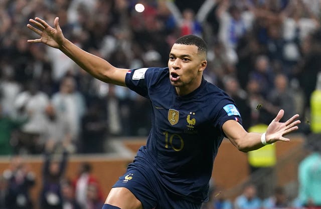 Mbappe scored a hat-trick in the 2022 World Cup final against Argentina 