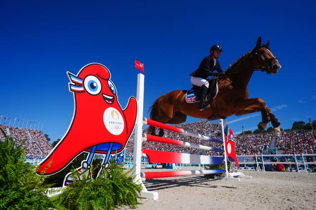 Kerenza Bryson clears a fence