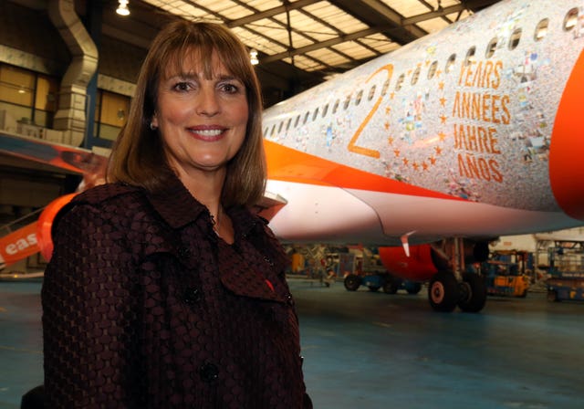 Dame Carolyn McCall during her time with easyJet