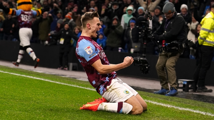 Scott Twine netted a late winner as Burnley claimed a comeback win over West Brom (Martin Rickett/PA)