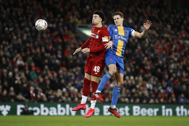 Shrewsbury earned a replay when they drew Liverpool in the fourth round last year