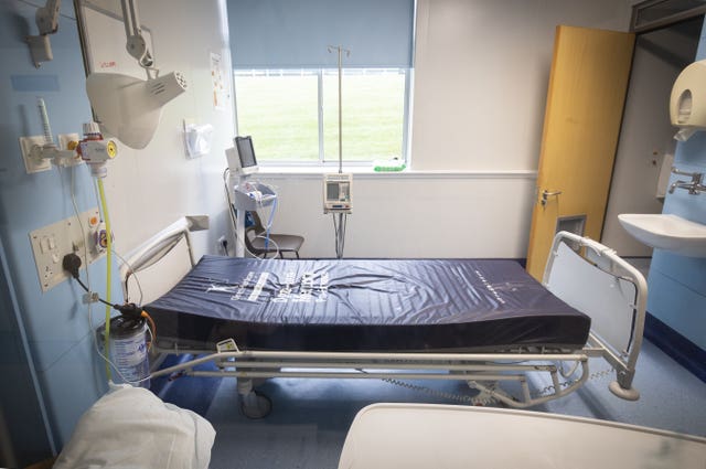 File image of a hospital bed