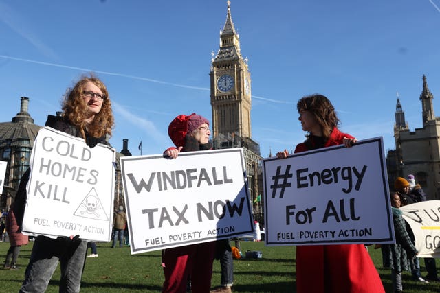 People in Parliament Square made their feelings known