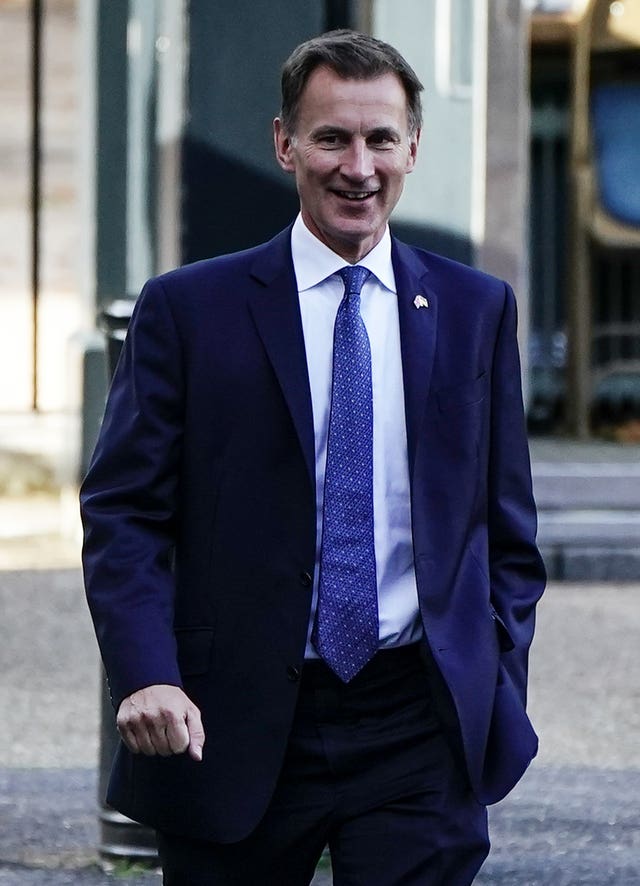 Chancellor Jeremy Hunt