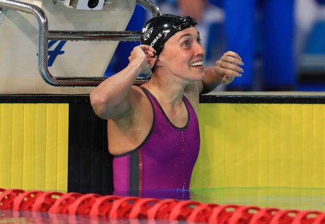 Alys Thomas won a memorable 200m butterfly title for Wales