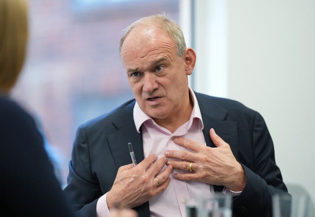 Sir Ed Davey interview