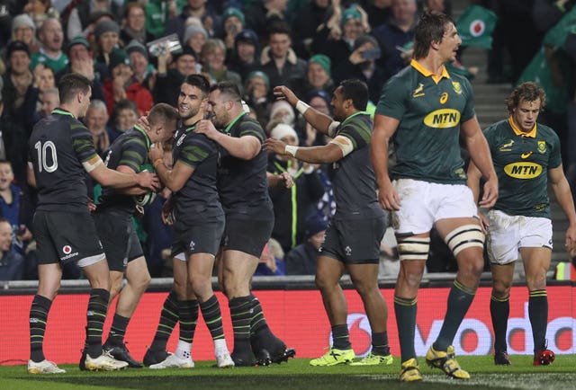 Ireland have not faced South Africa since a 38-3 win in Dublin five years ago