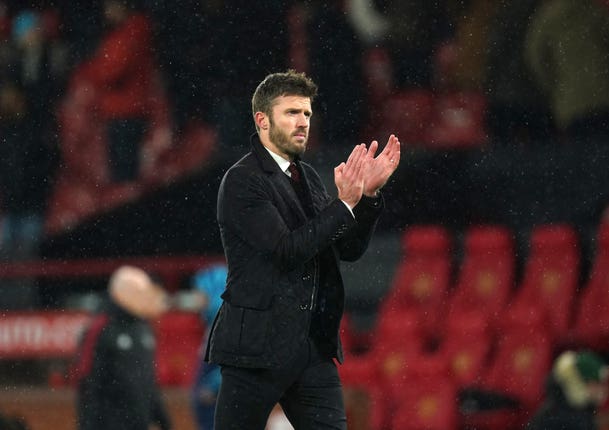 Michael Carrick left Manchester United after Thursday's win over Arsenal