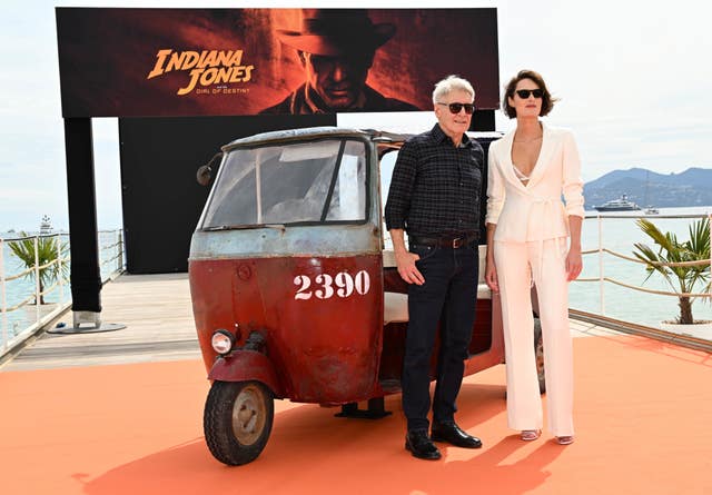 Harrison Ford and Phoebe Waller-Bridge 76th Cannes Film Festival