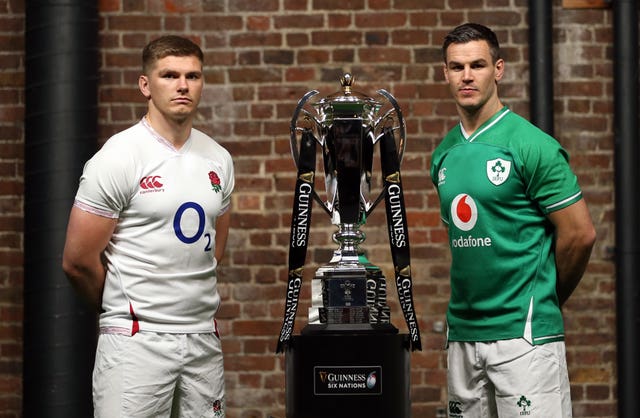 England captain Owen Farrell, left, will look to deny Ireland skipper Johnny Sexton, right, a dream Six Nations swansong