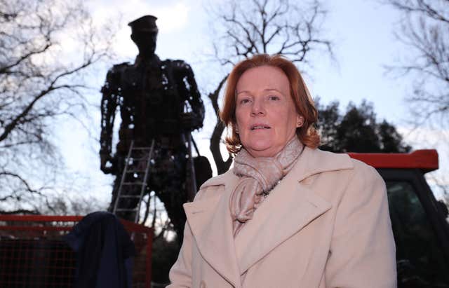 World War One sculpture vandalised