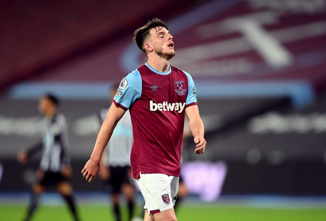 Declan Rice is a transfer target for Chelsea