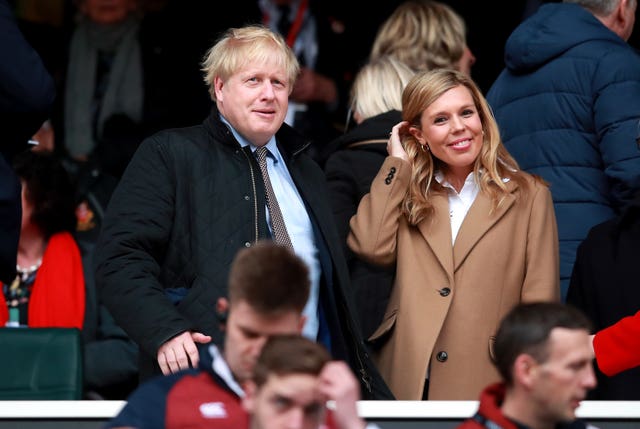 PM's fiancee Carrie Symonds pictured for first time since ...