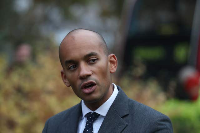 Labour MP Chuka Umunna (Steve Parsons/PA)