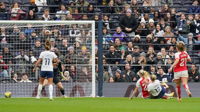 Tottenham Hotspur v Arsenal – Barclays Women’s Super League – Tottenham Hotspur Stadium