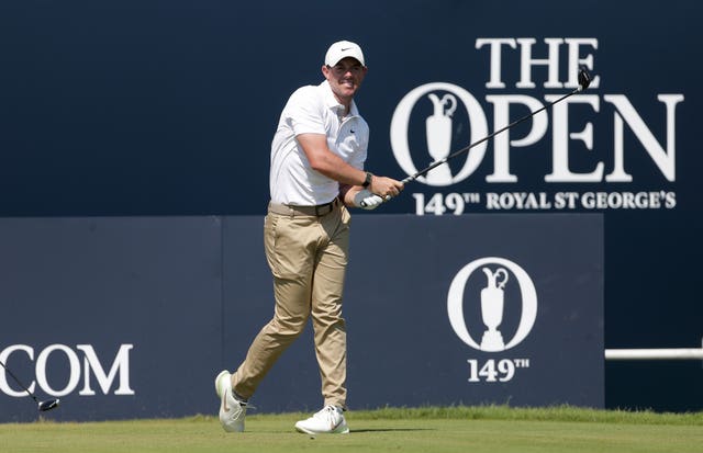 Rory McIlroy finished in a tie for 46th at The Open two weeks ago (David Davies/PA)