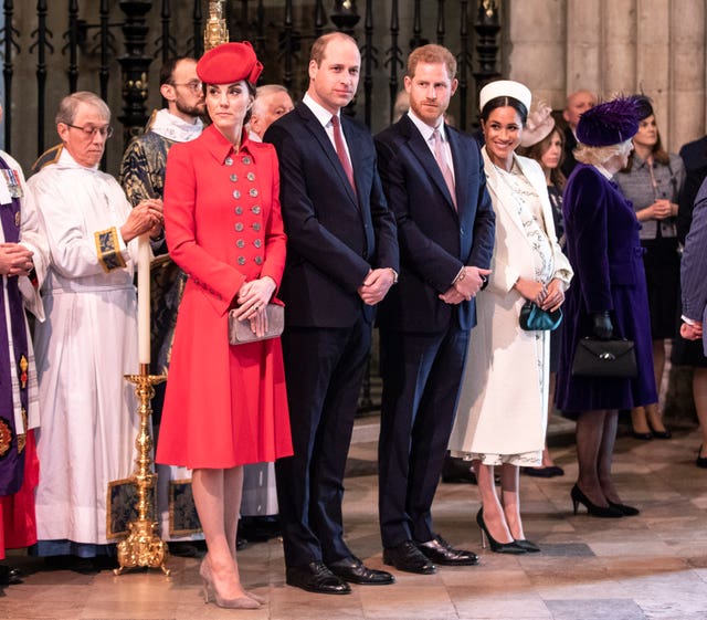 The Cambridges and the Sussexes