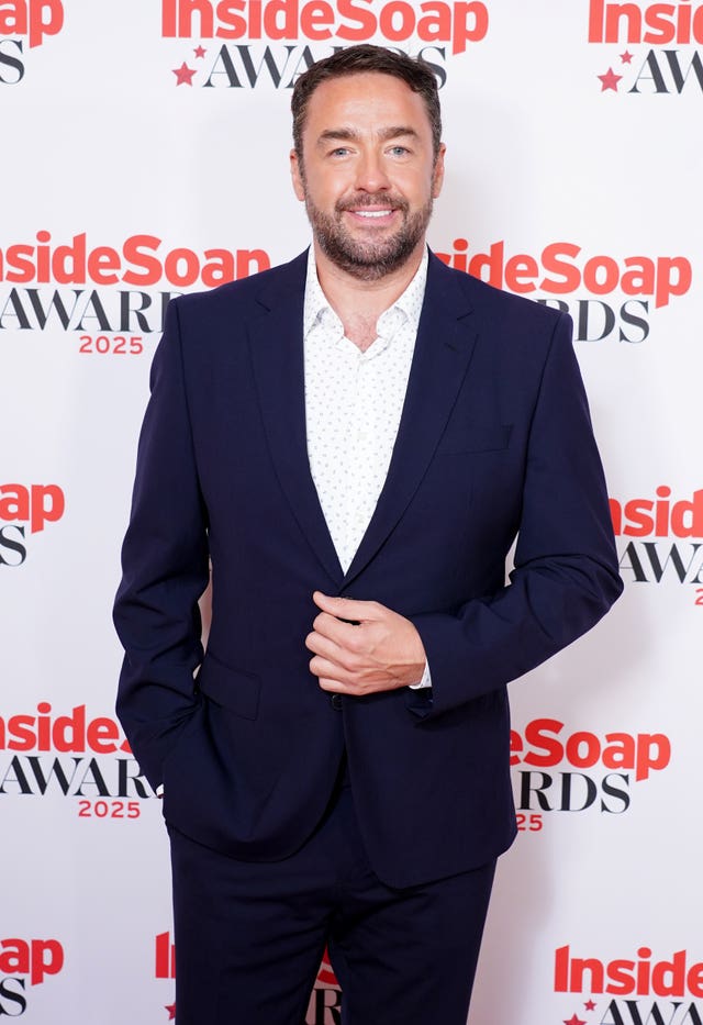 Jason Manford at the Inside Soap Awards in 2025