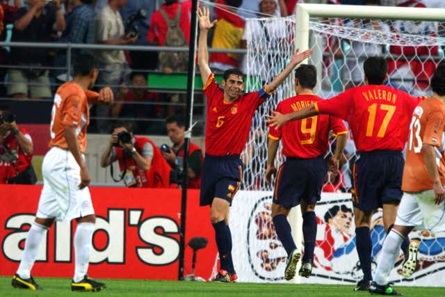 Hierro hit 29 goals during his international career - being a penalty expert helped
