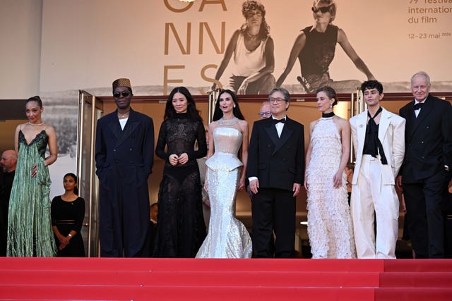  Ruth Negga, Isaach de Bankole, Chloe Zhao, Demi Moore, Park Chan-wook and Stellan Skarsgar