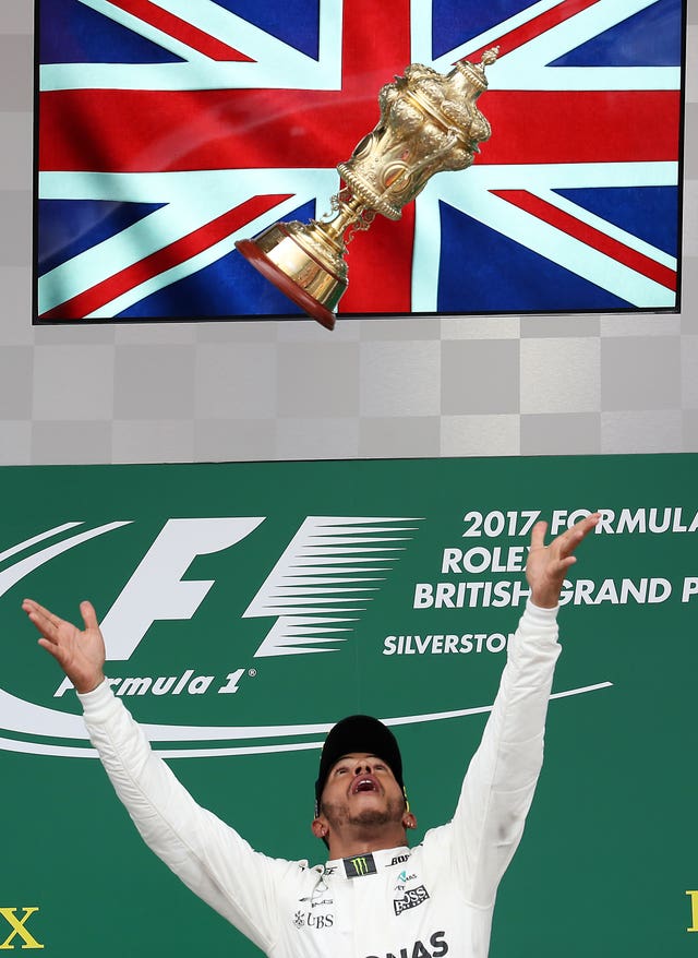 Lewis Hamilton’s six British Grand Prix wins – File photo