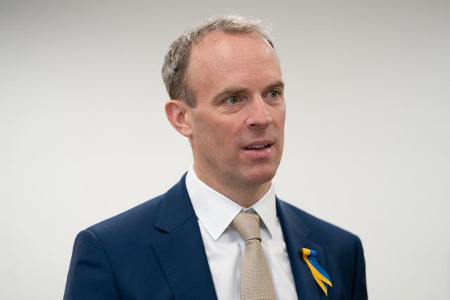File photo dated 03/03/22 of Deputy Prime Minister and Justice Secretary Dominic Raab