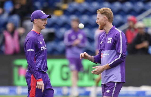 Harry Brook and Ben Stokes at the Northern Superchargers