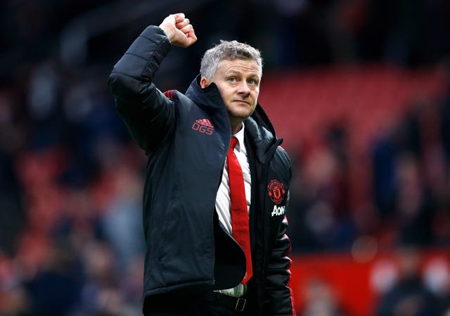 Manchester United interim manager Ole Gunnar Solskjaer has won all five of his games in charge (Martin Rickett/PA)