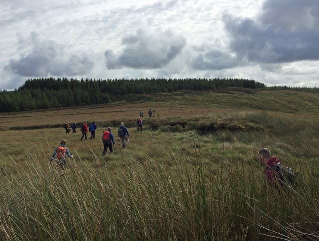 Walkers near Castlederg, Co Tyrone