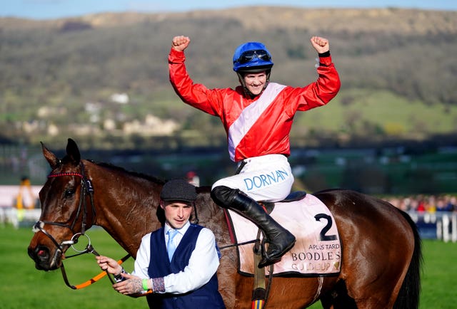 Rachael Blackmore and A Plus Tard at Cheltenham in March