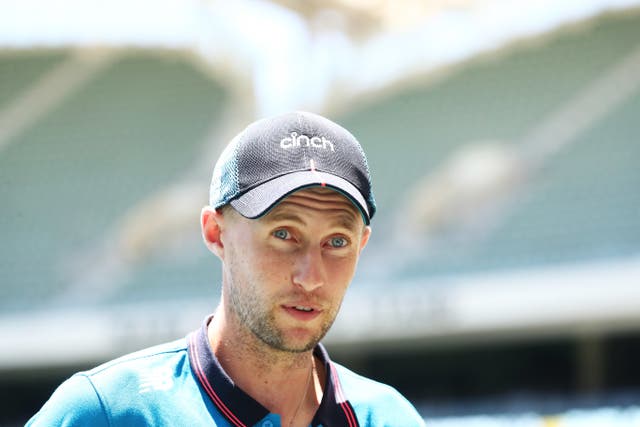 England’s Joe Root during a press conference at the Adelaide Oval