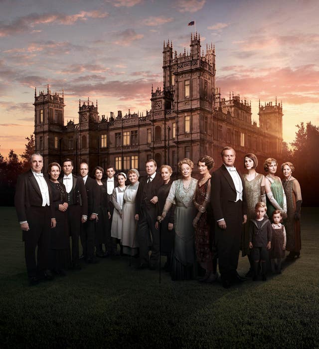 The Downton Abbey cast 