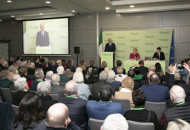 Fianna Fail ard fheis conference