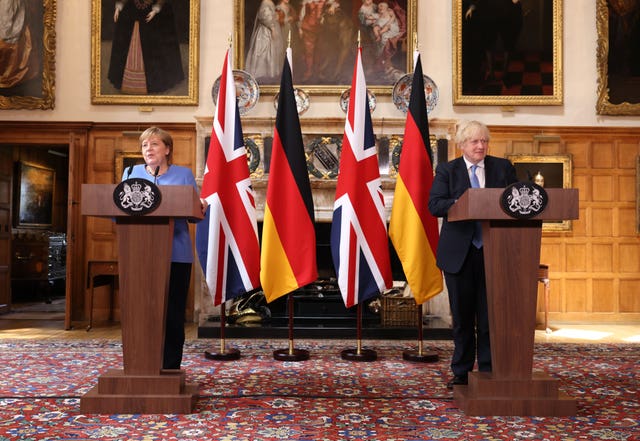 Angela Merkel visit to UK