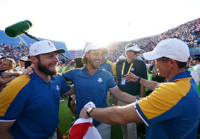 McIlroy (right) relishes the team format